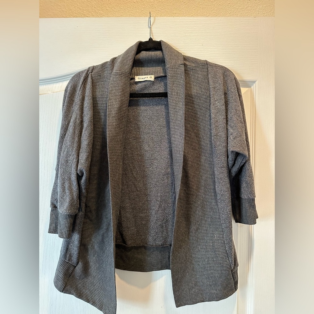 Ginger G cardigan grey size Medium